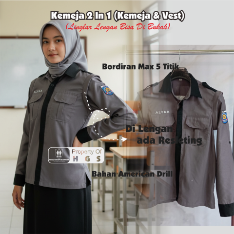 Resleting Ketiak (Kemeja 2 In 1)
