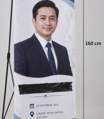 Lakban pada Banner
