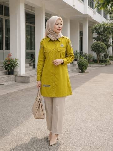 Tunik ( tambah panjang 8 cm)