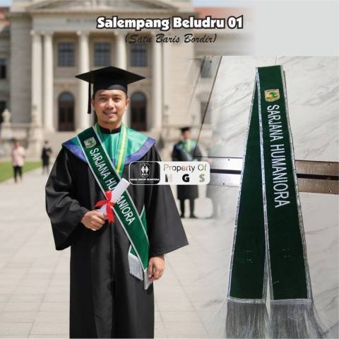 Salempang 01 (Satu Baris Bordir)