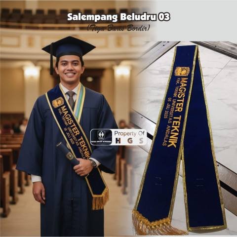 Salempang 03 (Tiga Baris Bordir)