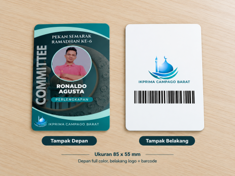 ID Card Dua sisi (55x85 mm)