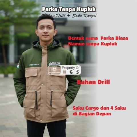 jaket Parka pakai Furing (belum Pakau Kupluk)