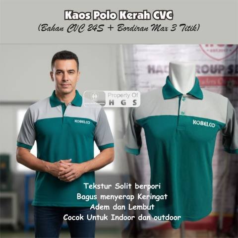 Kaos Polo Kerah CVC