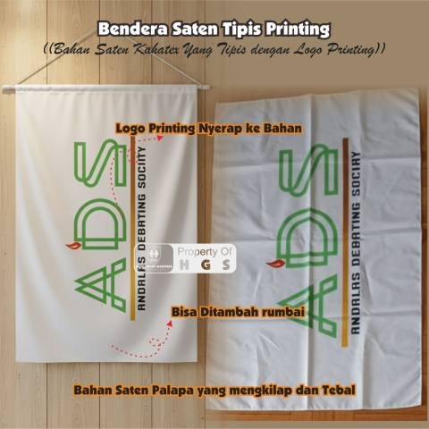 Bendera Saten Kahatex