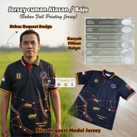 Baju Atasan Jersey