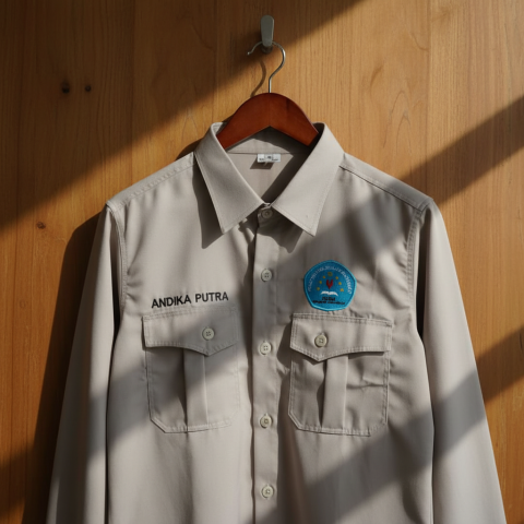 Paket Professional = Kemeja + 2 Titik Bordir