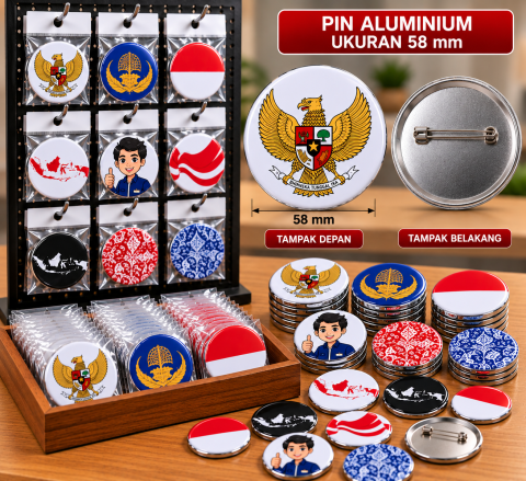 Pin Aluminium 58 mm