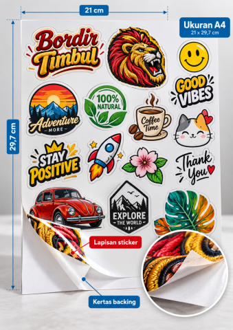 Sticker A4