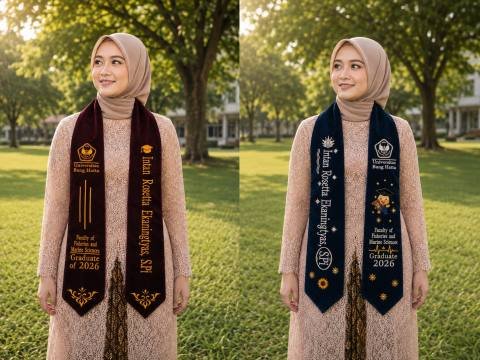 Selendang 2 layer (Beludru + Beludru)