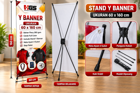 Stand Y Banner 60 x 160 cm